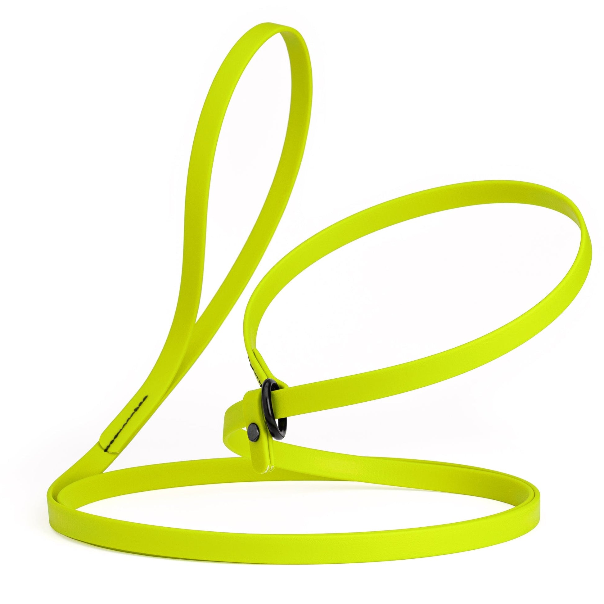 Biothane Slip Lead for Dogs, 5FT and 7FT Safety Yellow 7' 1 2" Dog Leashes Dogline
