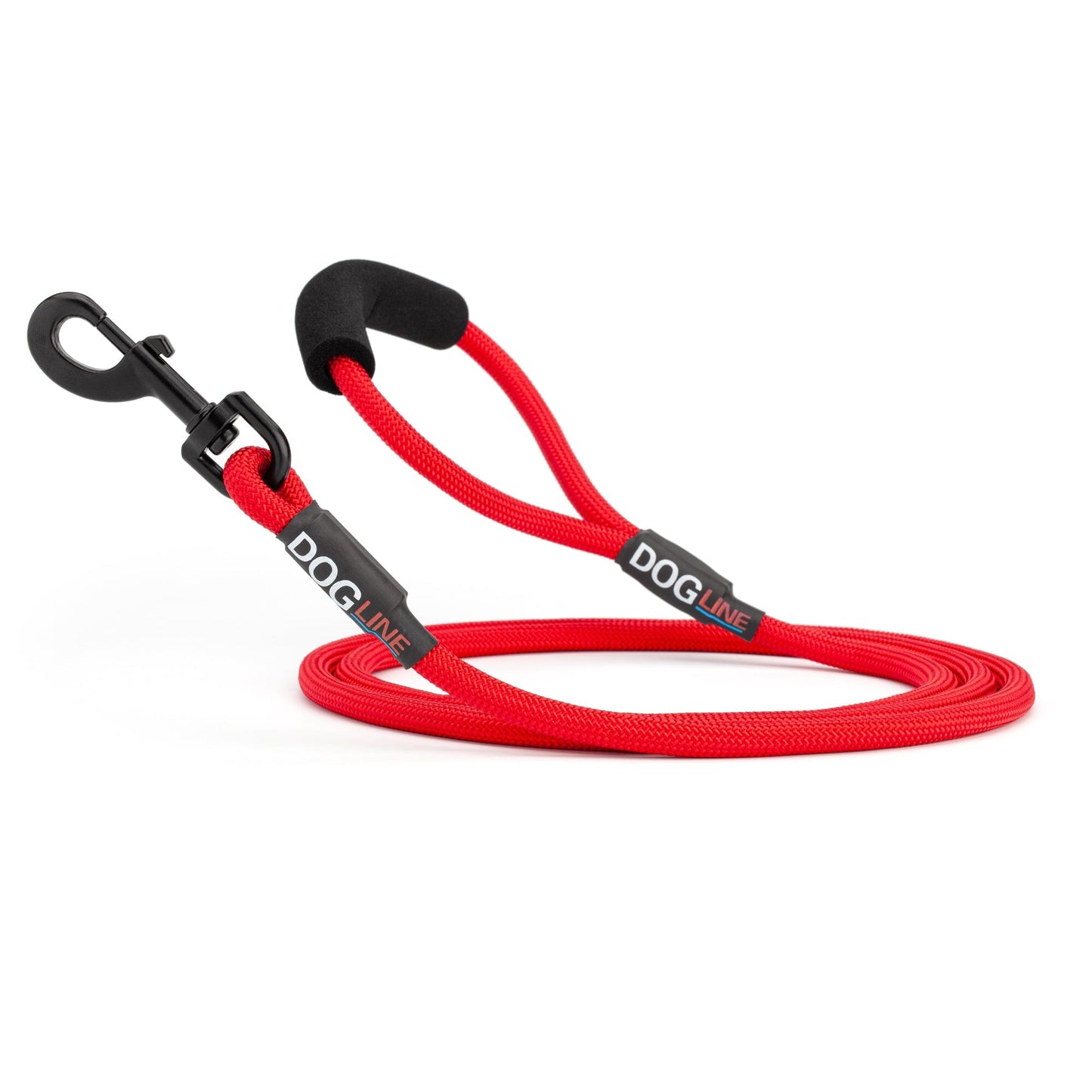 Nylon Round Dog Lead Red 6' Dog Leashes Dogline