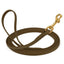 Biothane Working Dog Lead 33ft - Long Line Collection Coyote Brown 1 2" Leashes, Biothane Dog Leads Dogline