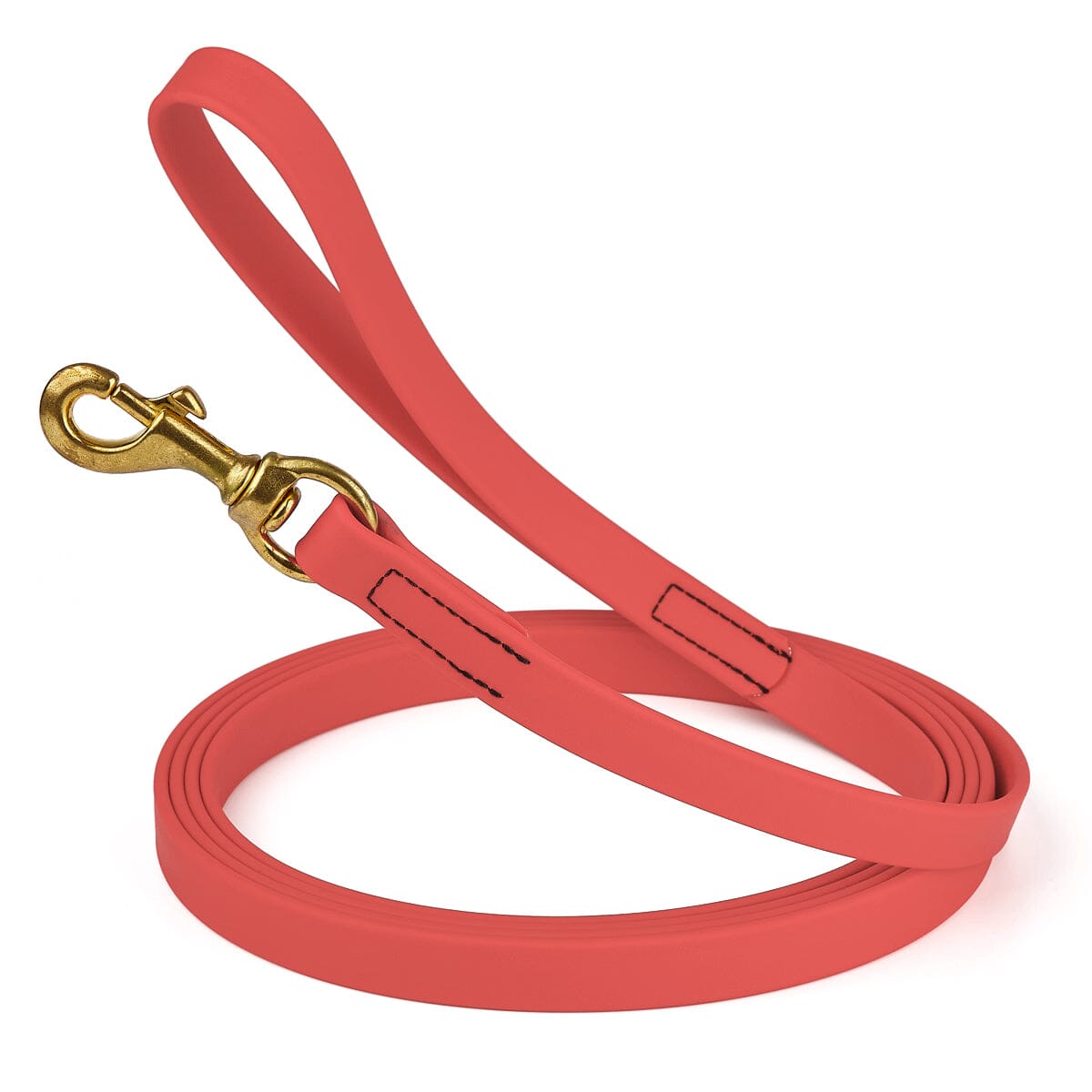 Viper Biothane Long Line 15 ft Lead with Brass Hardware Coral 3 4" Dog Leashes Dogline