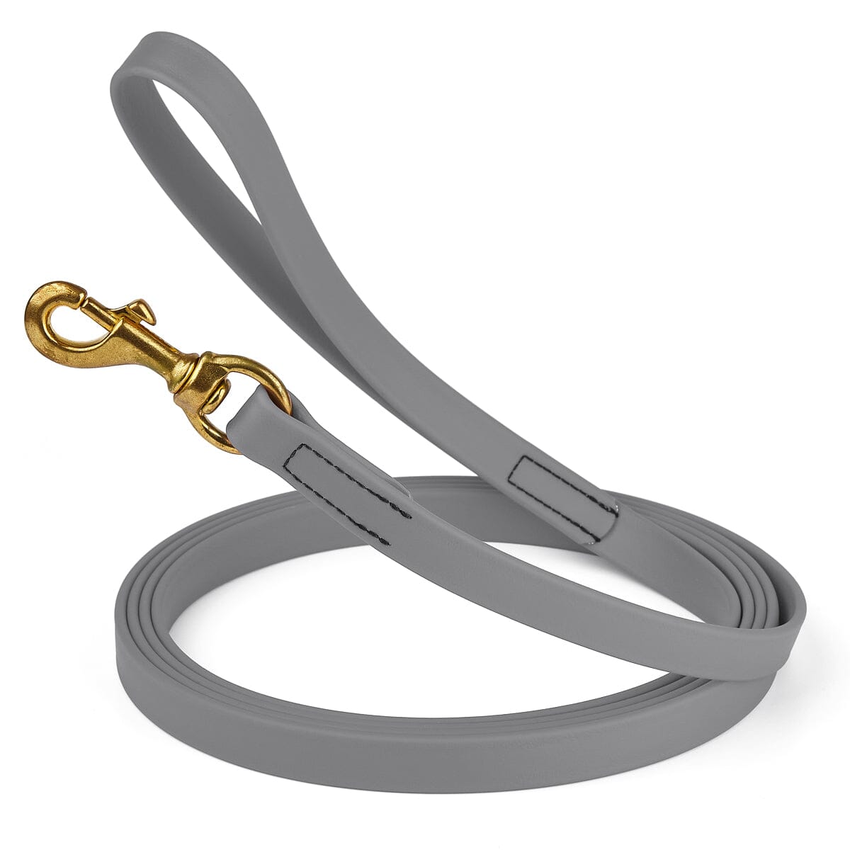 Viper Biothane Long Line 20 ft Lead with Brass Hardware Battleship Gray 3 4" Dog Leashes Dogline