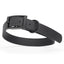 Dogline Biothane Waterproof Dog Collar with Black Hardware - Size L (18 to 22 inches) Black Dog Collars Dogline