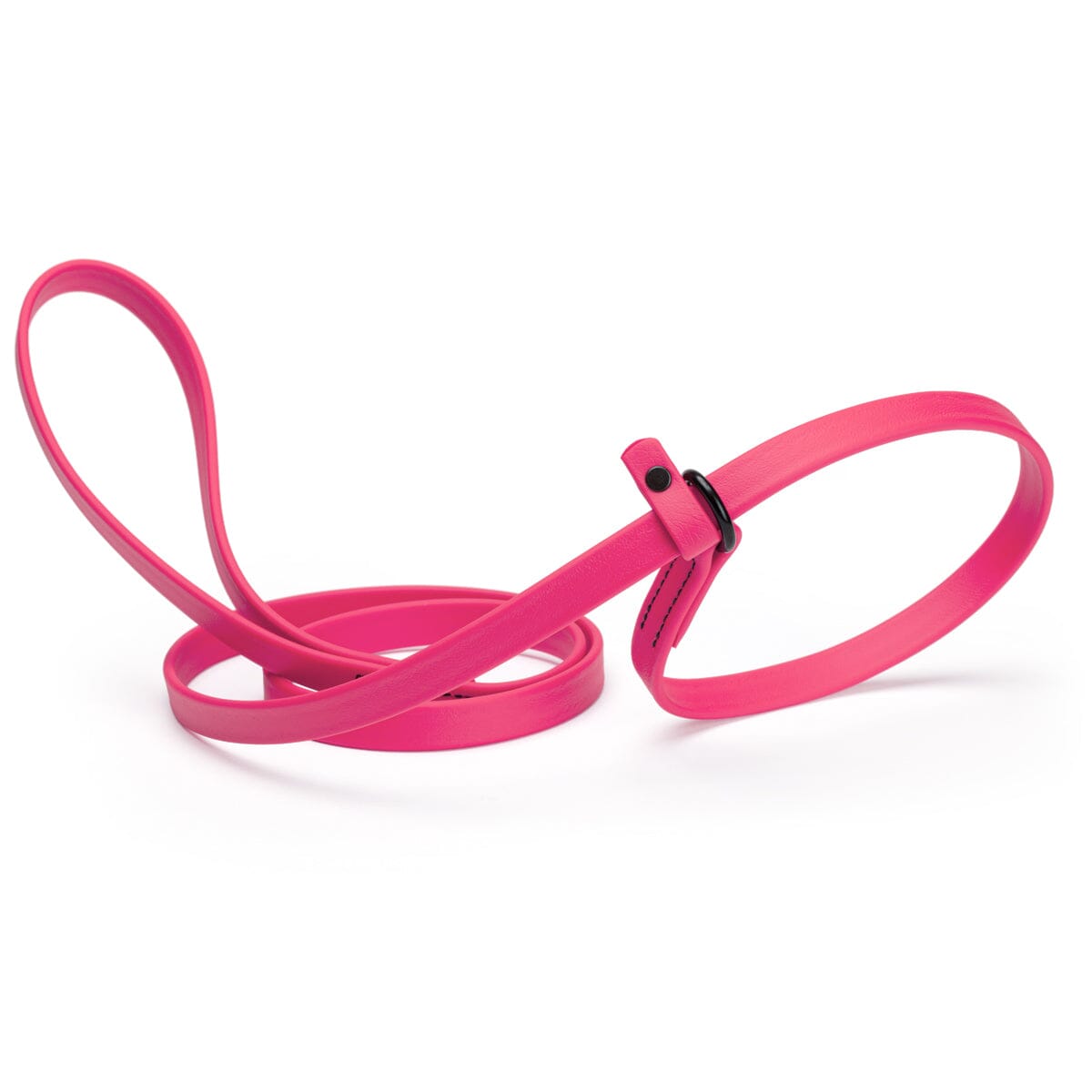 Biothane Slip Lead for Dogs, 5FT and 7FT Passionfruit Pink 5 8" Dog Leashes Dogline