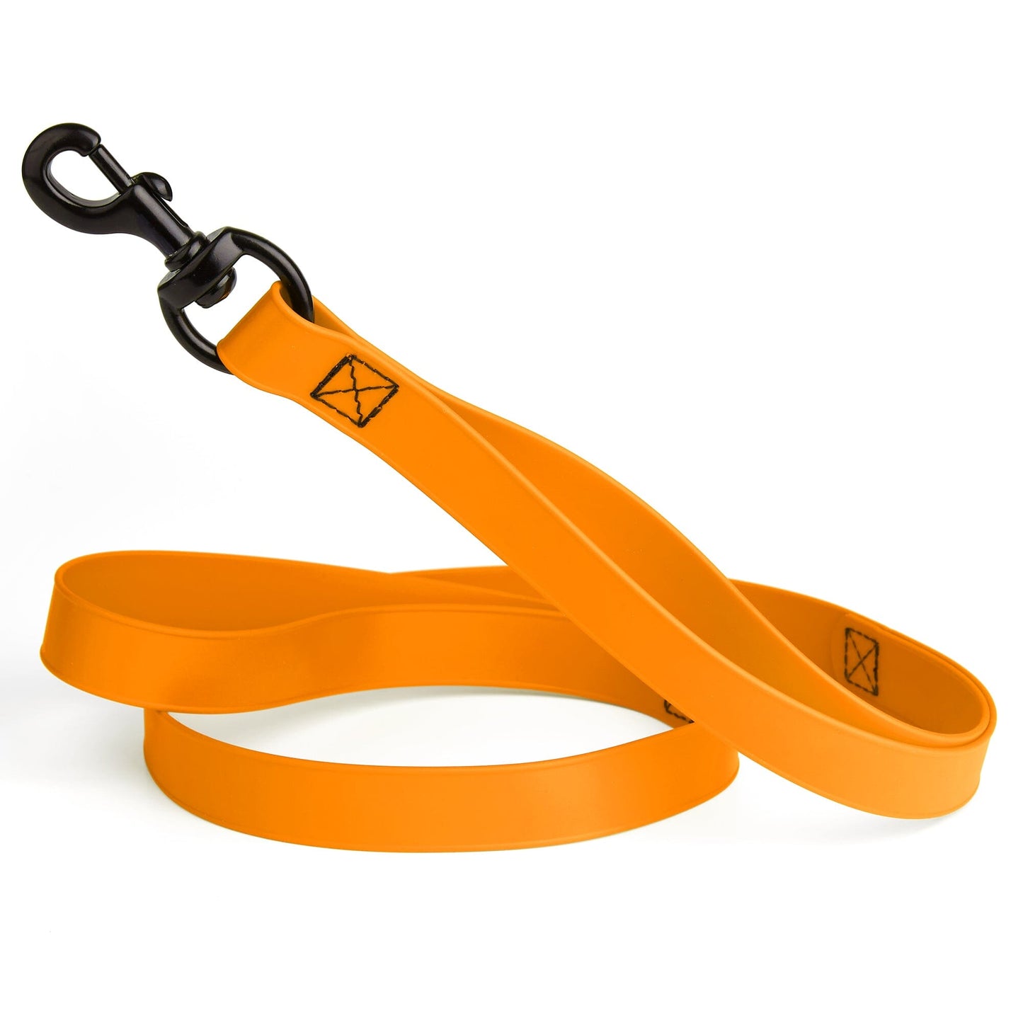 Biothane Waterproof Multi-Handle Dog Leash Tangerine Orange Dog Leashes Dogline