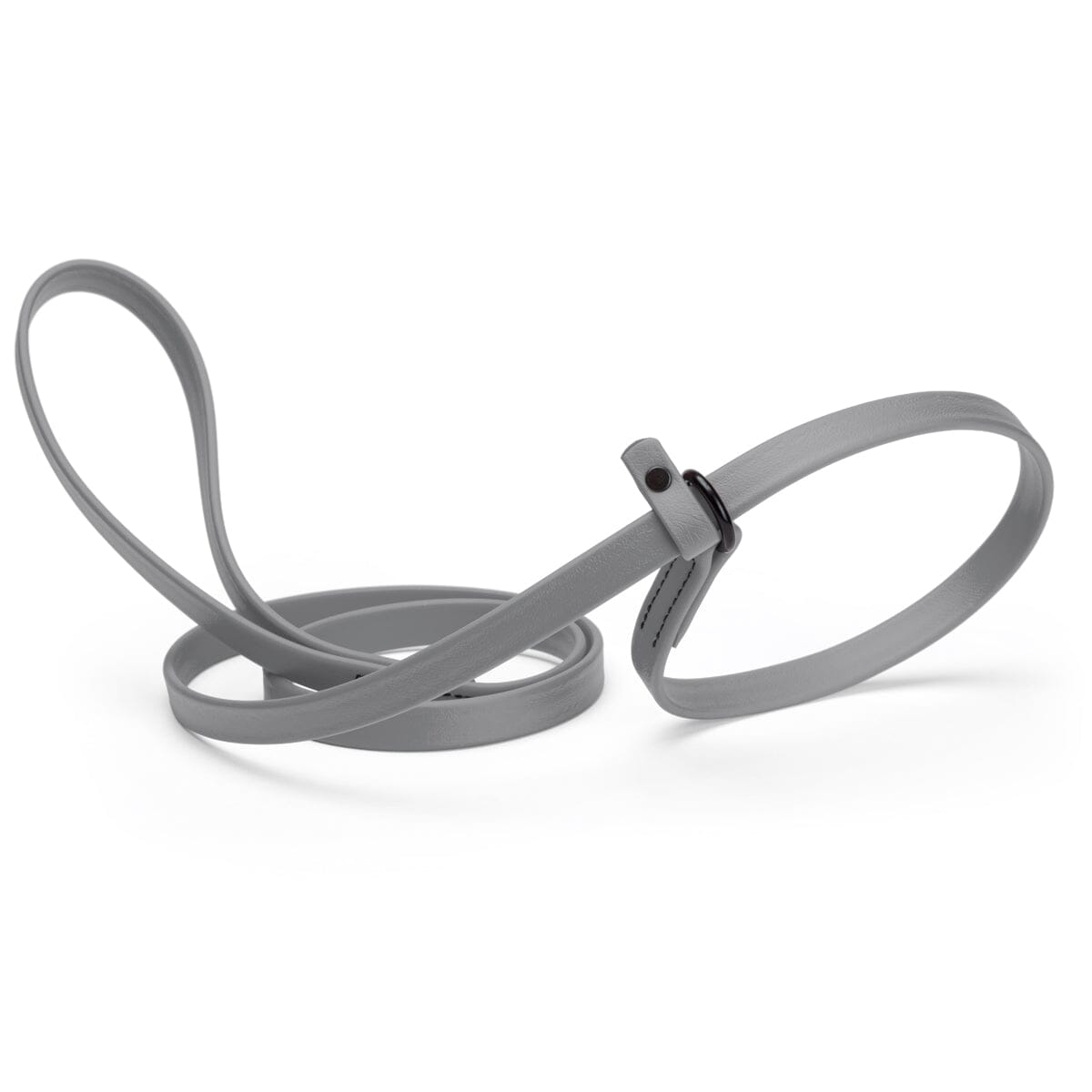 Biothane Slip Lead for Dogs, 5FT and 7FT Battleship Gray 5 8" Dog Leashes Dogline