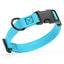 Dogline Biothane Waterproof Dog Collar with Quick Release Buckle 5 8"W by 10-14"L Sky Blue Dog Collars Dogline