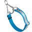 Reflective Biothane Martingale Collar for Dogs Cerulean Blue Dog Collars Dogline
