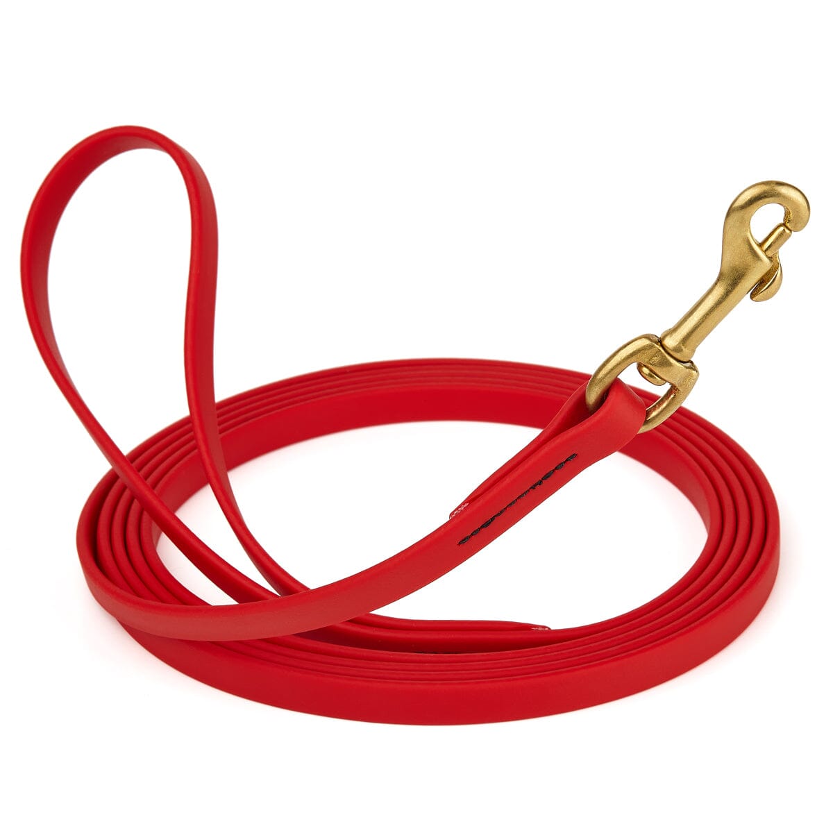 Biothane Working Dog Lead 20ft - Long Line Collection Cherry Red 1 2" Leashes, Biothane Dog Leads Dogline