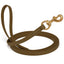 Viper Biothane Long Line 15 ft Lead with Brass Hardware Coyote Brown 5 8" Dog Leashes Dogline