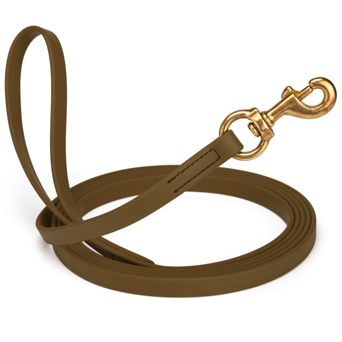 Viper Biothane Long Line 15 ft Lead with Brass Hardware Coyote Brown 5 8" Dog Leashes Dogline