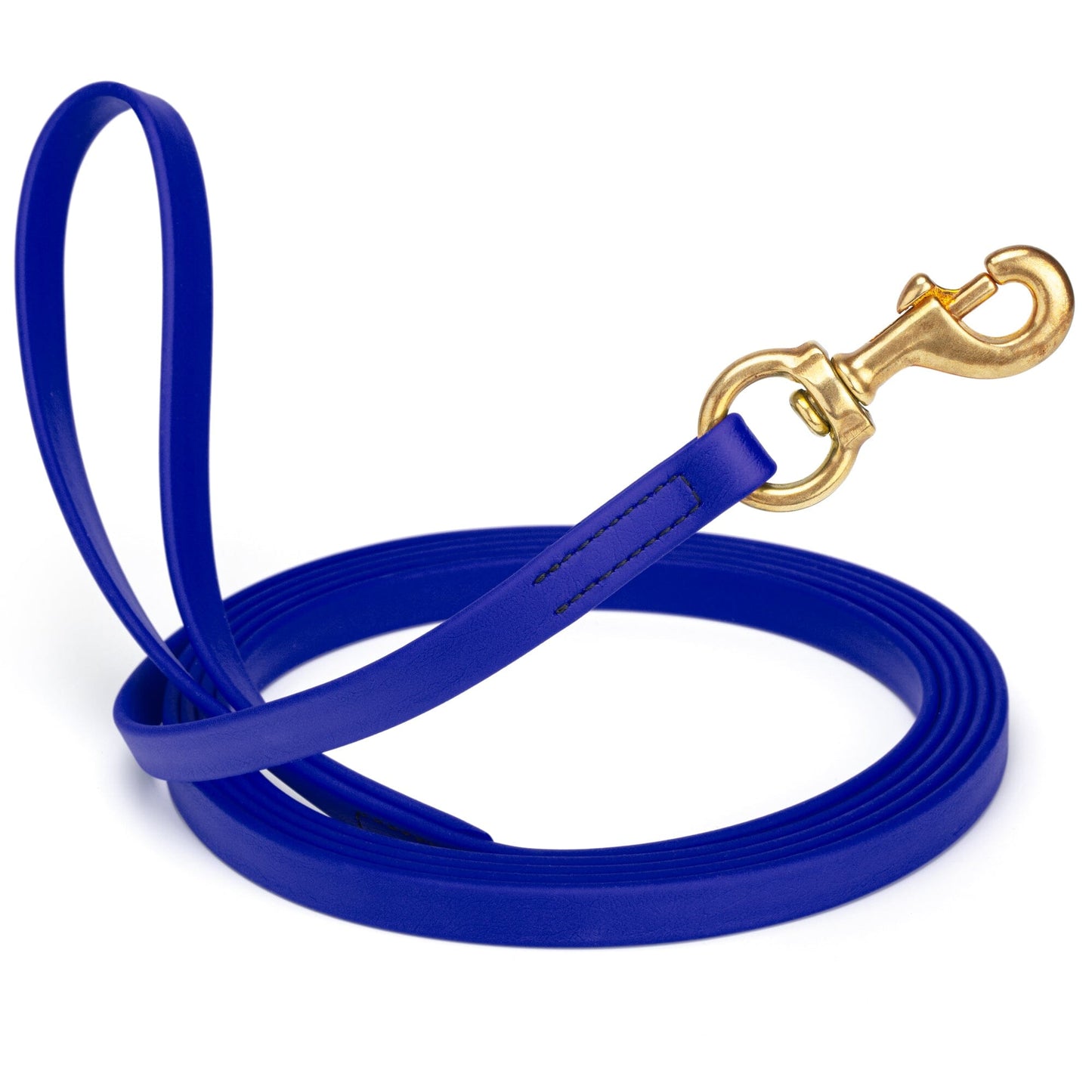 Viper Biothane Long Line 10 ft Lead with Brass Hardware Blueberry Royal 5 8" Dog Leashes Dogline