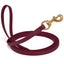 Viper Biothane Long Line 15 ft Lead with Brass Hardware Merlot Burgundy 5 8" Dog Leashes Dogline