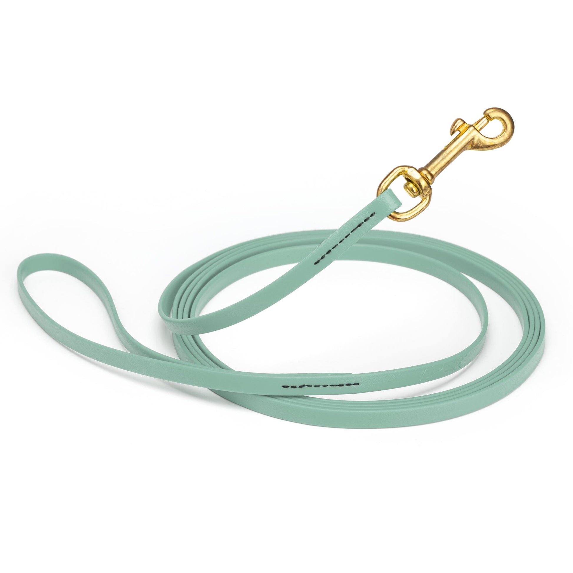 Viper Biothane Long Line 33 ft Lead with Brass Hardware Sage Green 3 8" Dog Leashes Dogline