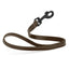Biothane Waterproof Traffic Lead for Dogs, 2 ft Dark Chocolate Brown 2' 3 4" Dog Leashes Dogline