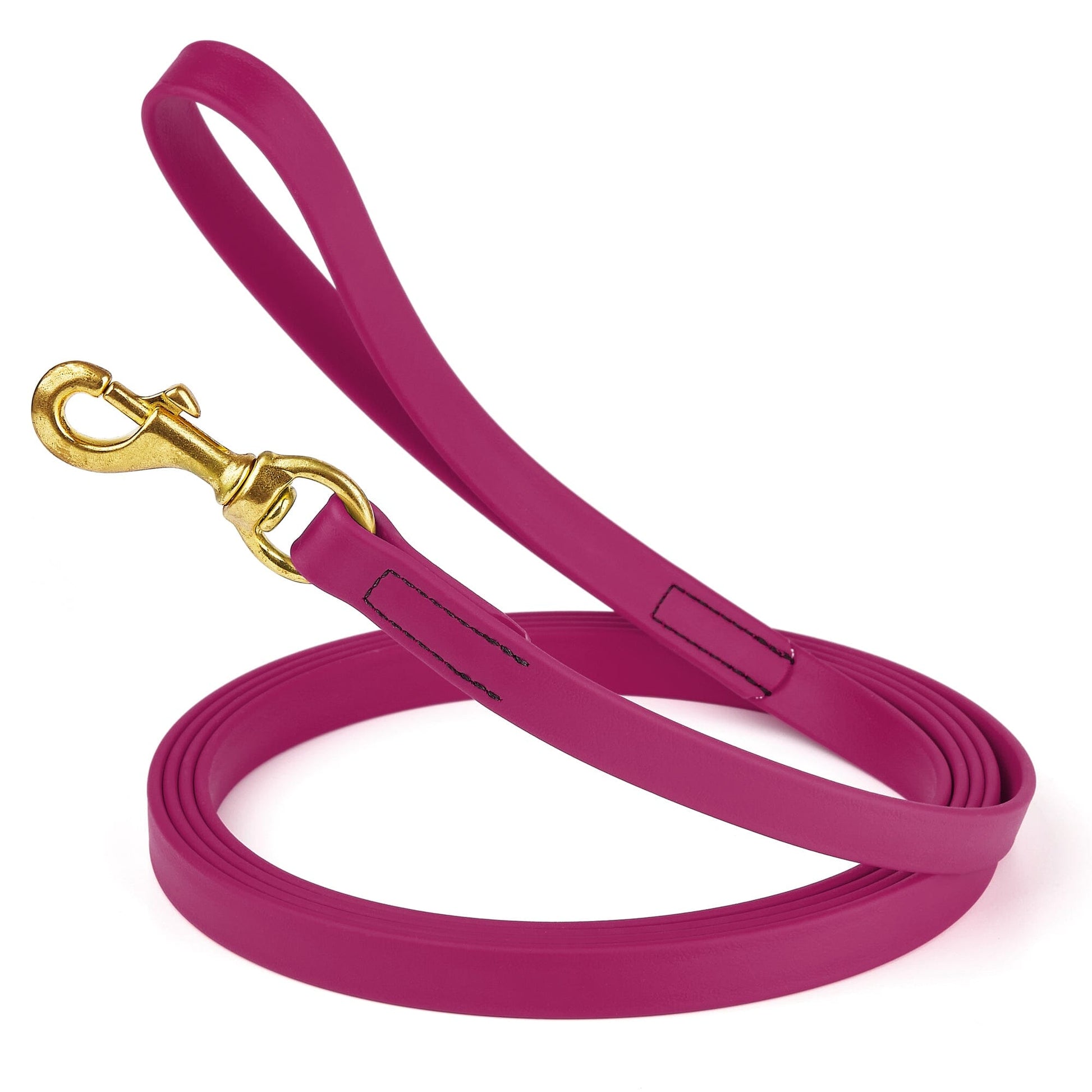 Viper Biothane Long Line 15 ft Lead with Brass Hardware Magenta Pink 3 4" Dog Leashes Dogline