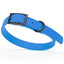 Dogline Biothane Waterproof Dog Collar with Black Hardware - Size S (12 to 15 inches) Cerulean Blue Dog Collars Dogline