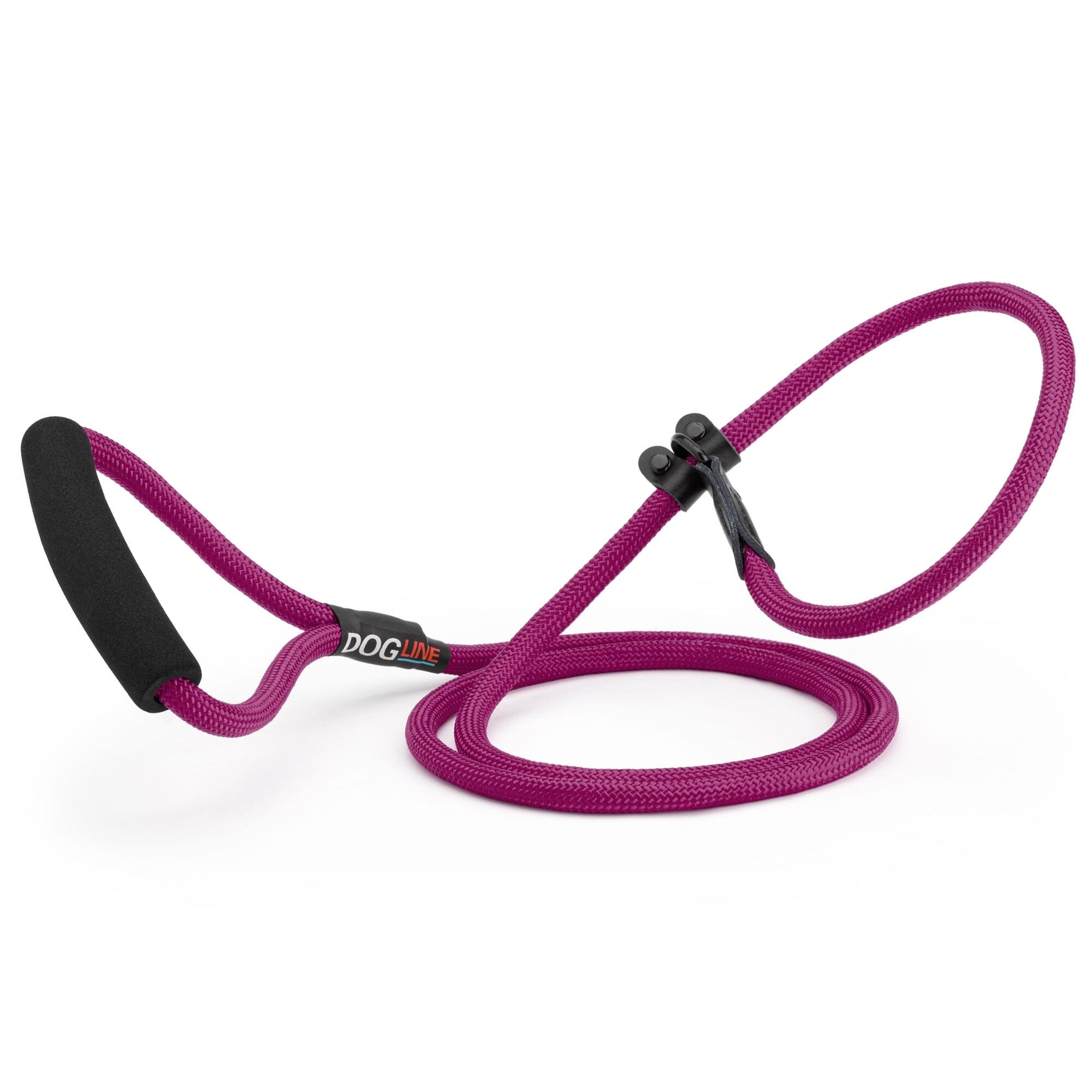 Round Nylon Slip Lead Berry 1 3" 6' Dog Leashes Dogline