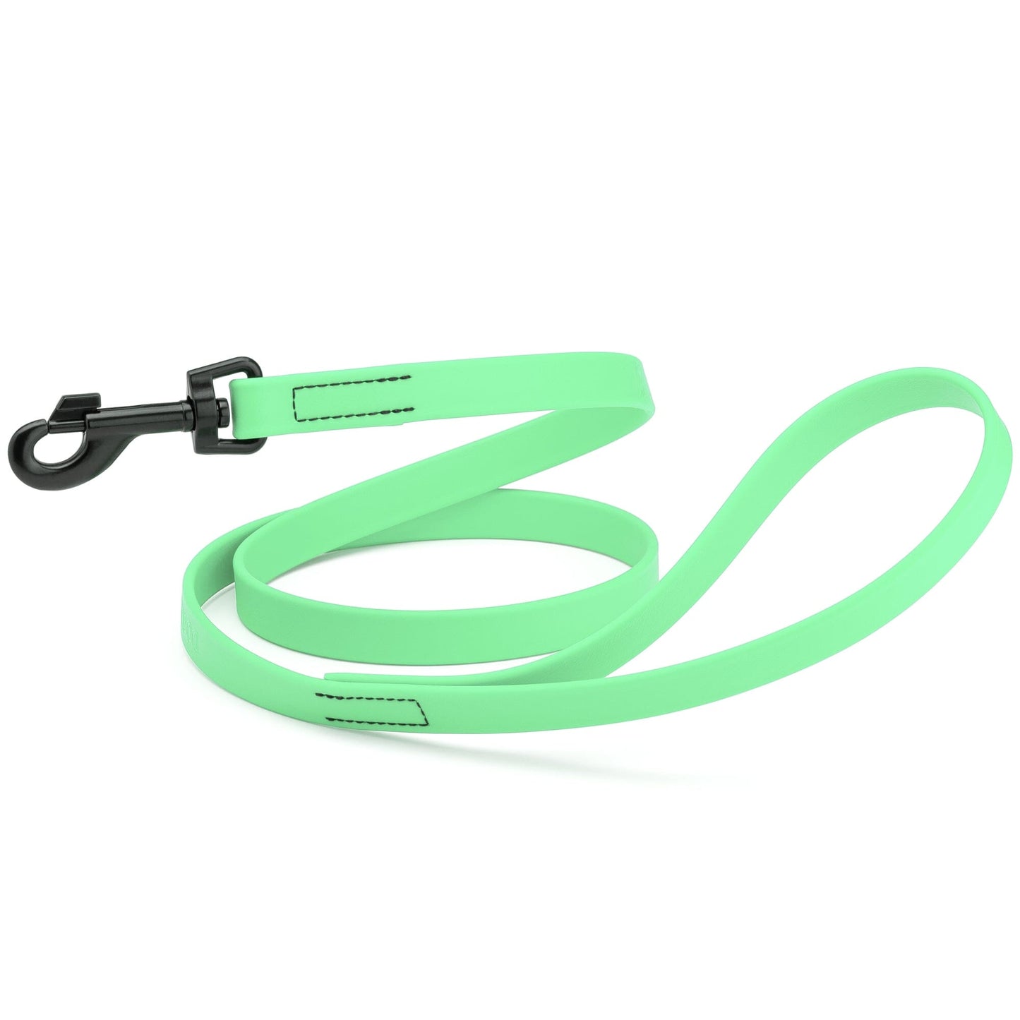 Biothane Waterproof Dog Leash, 4 ft Sea Foam Green 4' Dog Leashes Dogline