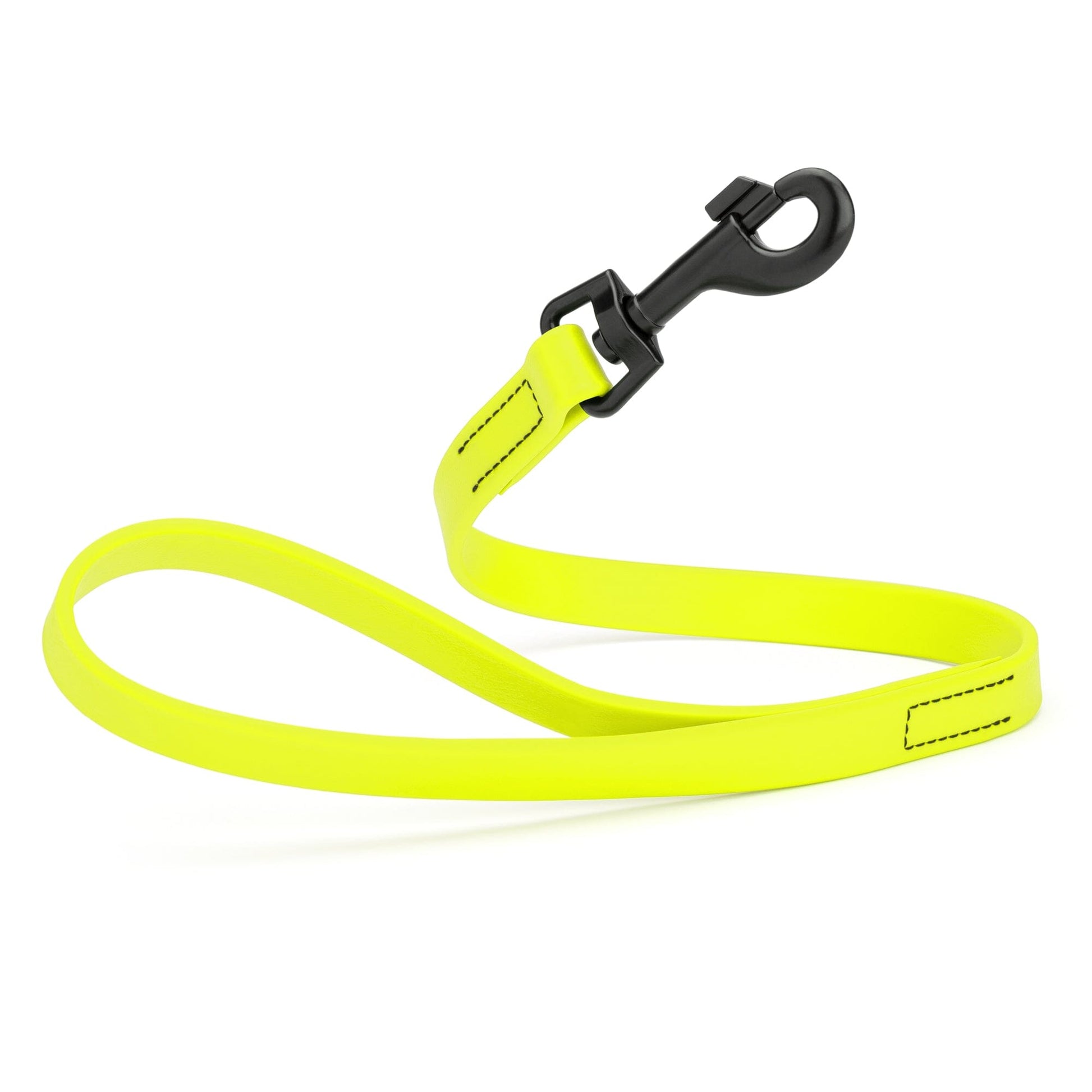 Biothane Waterproof Traffic Lead for Dogs, 2 ft Safety Yellow 2' 3 4" Dog Leashes Dogline
