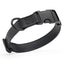 Dogline Biothane Waterproof Dog Collar with Quick Release Buckle 5 8"W by 10-14"L Black Dog Collars Dogline