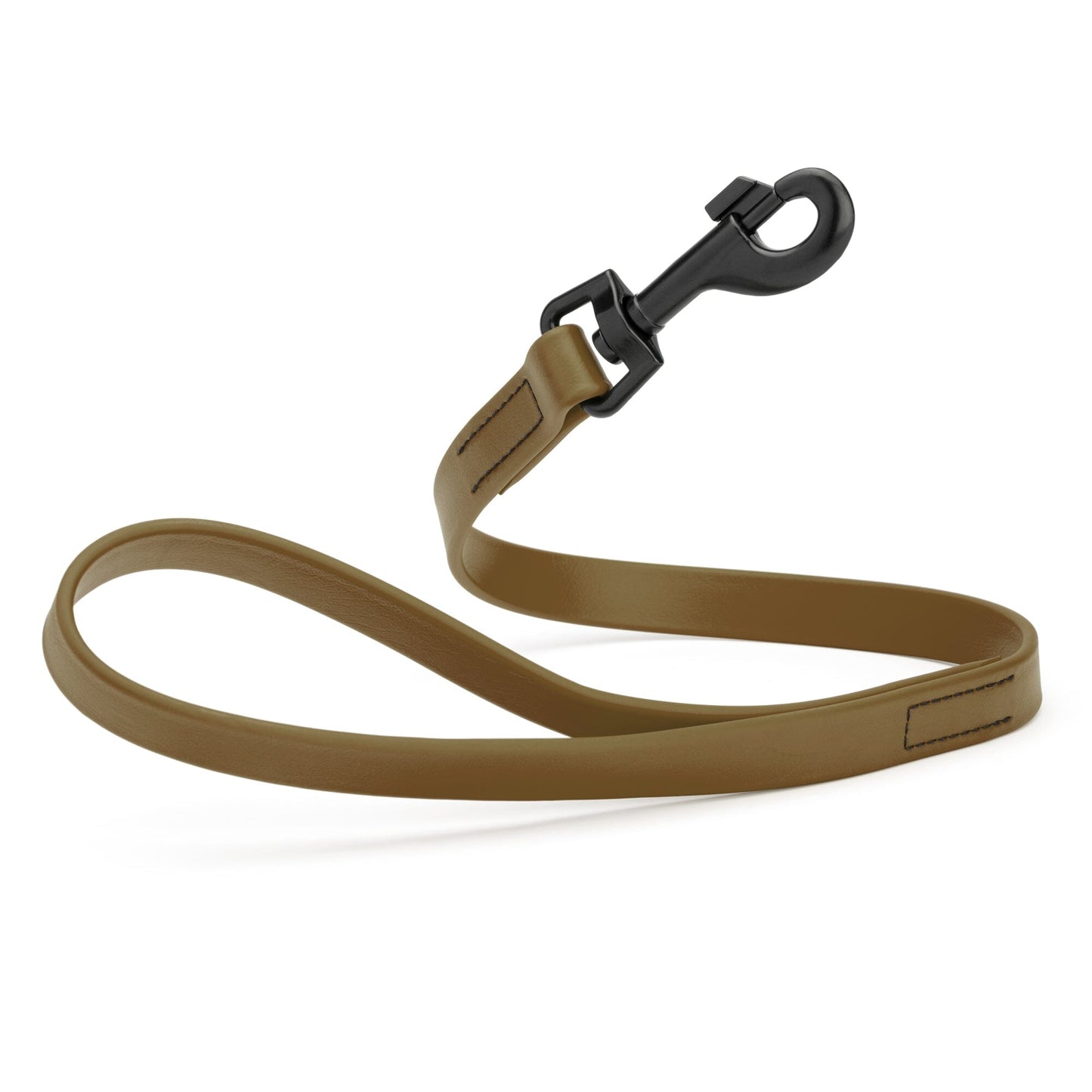 Biothane Waterproof Traffic Lead for Dogs, 2 ft Coyote Brown 2' 3 4" Dog Leashes Dogline