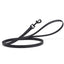 Biothane Waterproof Dog Leash, 4 ft Black 4' 1 2" Dog Leashes Dogline
