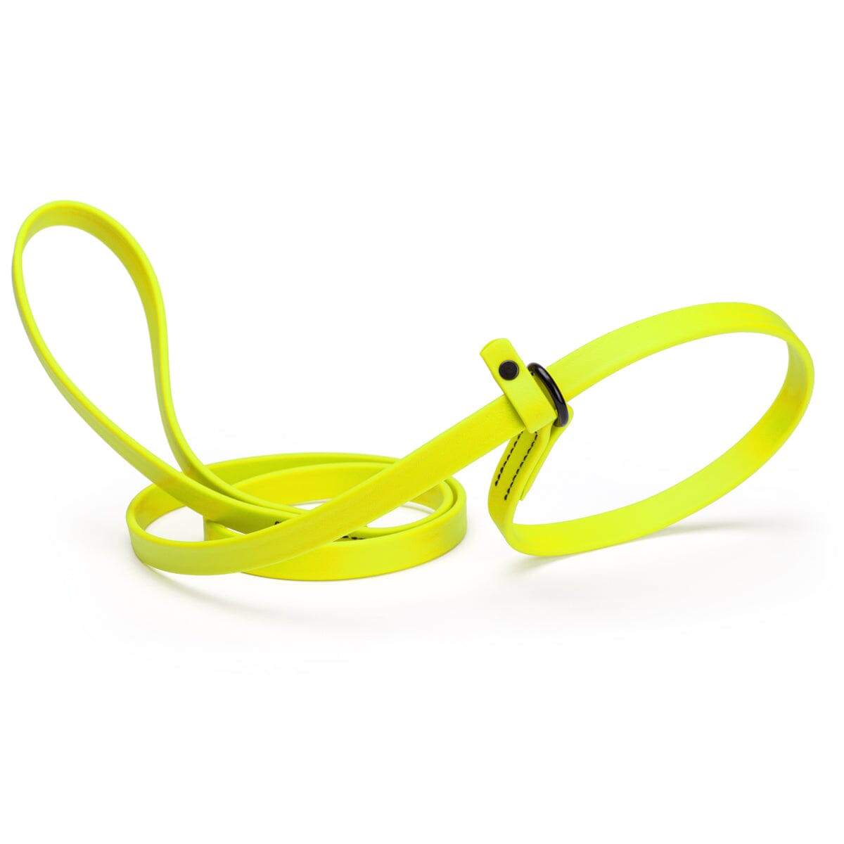 Biothane Slip Lead for Dogs, 5FT and 7FT Safety Yellow 5 8" Dog Leashes Dogline