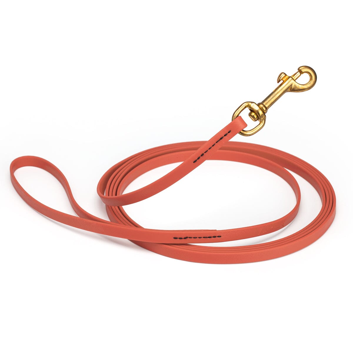 Viper Biothane Long Line 33 ft Lead with Brass Hardware Coral 3 8" Dog Leashes Dogline