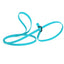 Biothane Slip Lead for Dogs, 5FT and 7FT Sky Blue 5' 3 8" Dog Leashes Dogline
