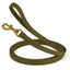 Viper Biothane Long Line 15 ft Lead with Brass Hardware Olive Drab Green 3 4" Dog Leashes Dogline