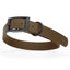 Dogline Biothane Waterproof Dog Collar with Black Hardware - Size L (18 to 22 inches) Dark Chocolate Brown Dog Collars Dogline