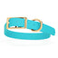 Viper Biothane Waterproof Dog Collar - Brass Hardware - Size XL (22 to 25 inches) Sky Blue Dog Collars Dogline