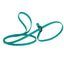 Biothane Slip Lead for Dogs, 5FT and 7FT Blue Aqua 5' 3 8" Dog Leashes Dogline