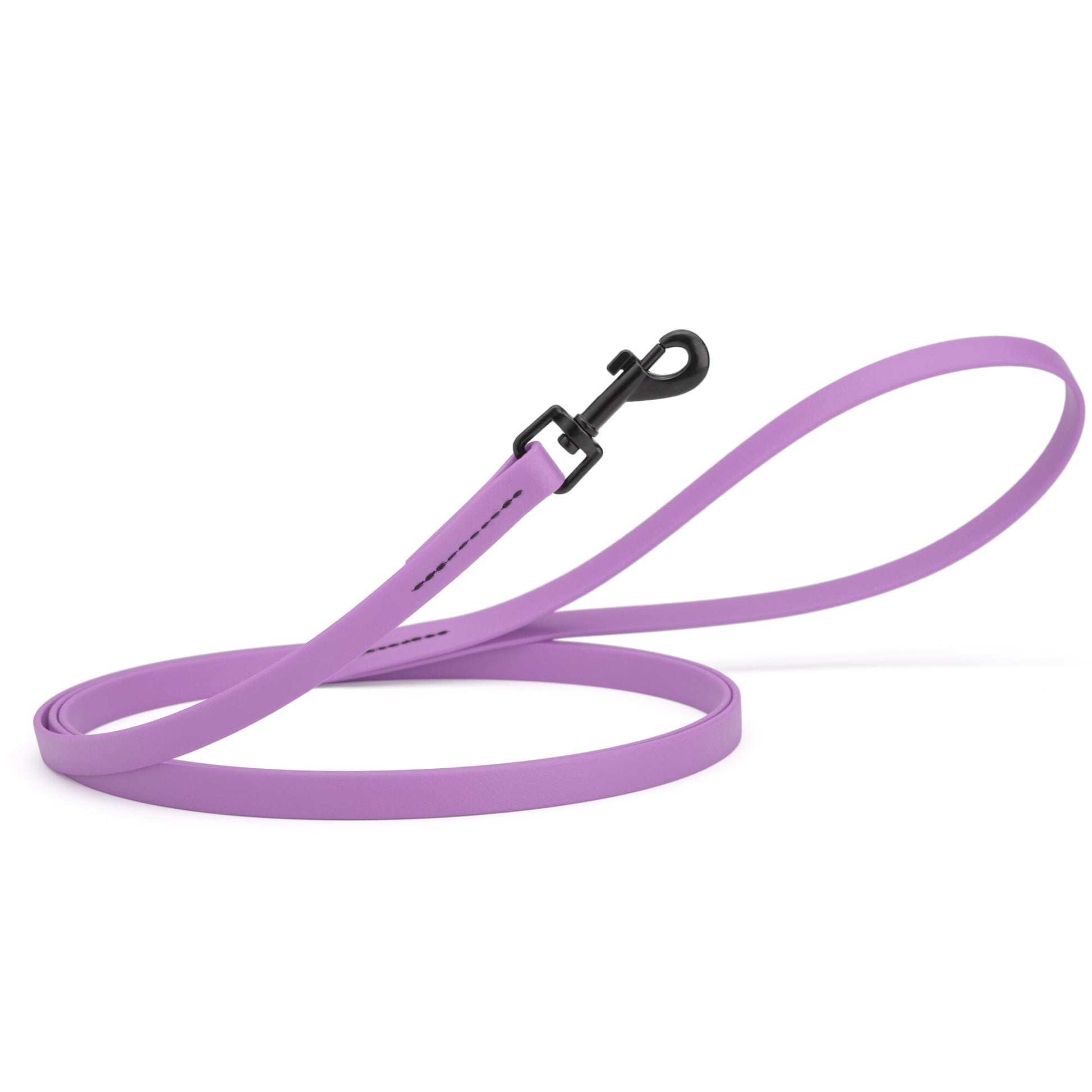 Biothane Waterproof Dog Leash, 4 ft Amethyst Purple 4' 1 2" Dog Leashes Dogline