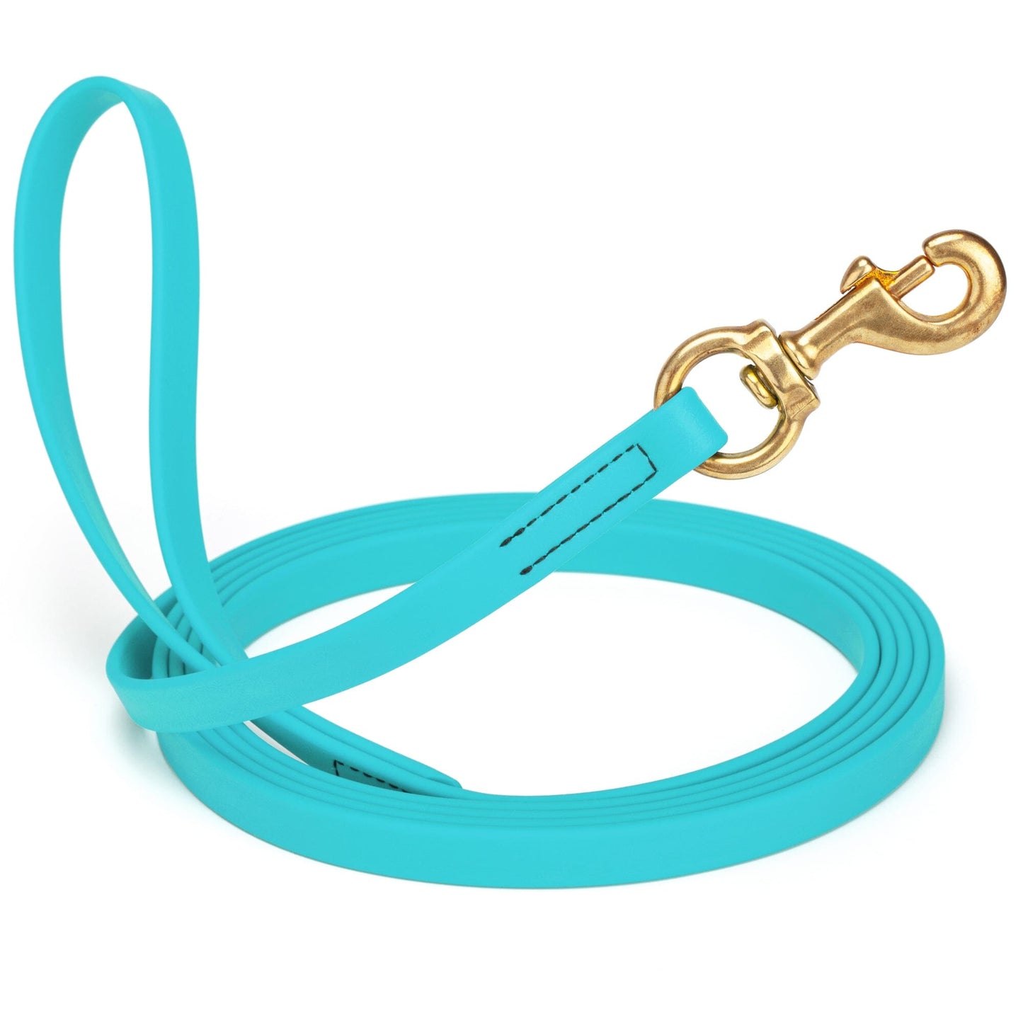 Viper Biothane Long Line 10 ft Lead with Brass Hardware Sky Blue 5 8" Dog Leashes Dogline