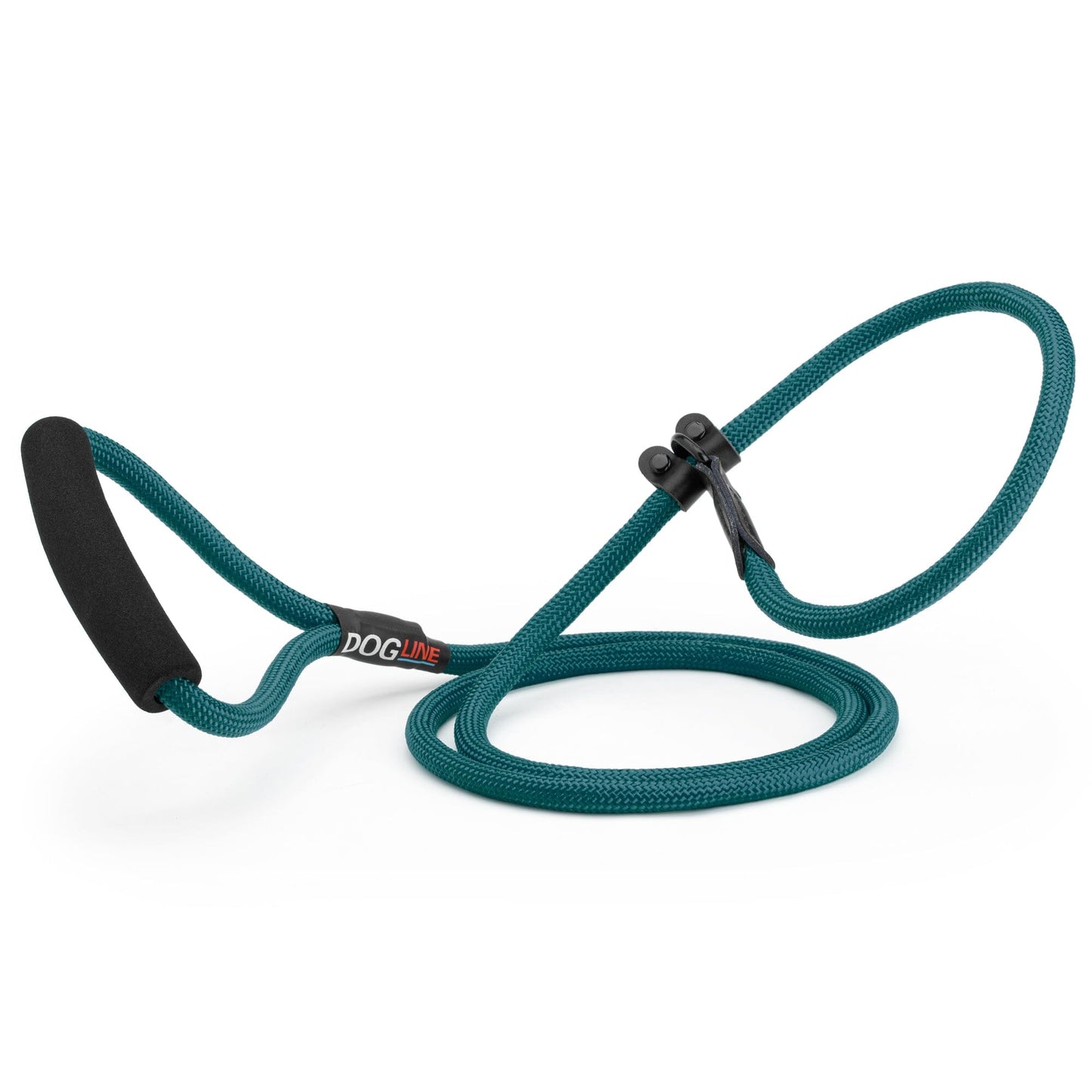 Round Nylon Slip Lead Teal 1 3" 6' Dog Leashes Dogline