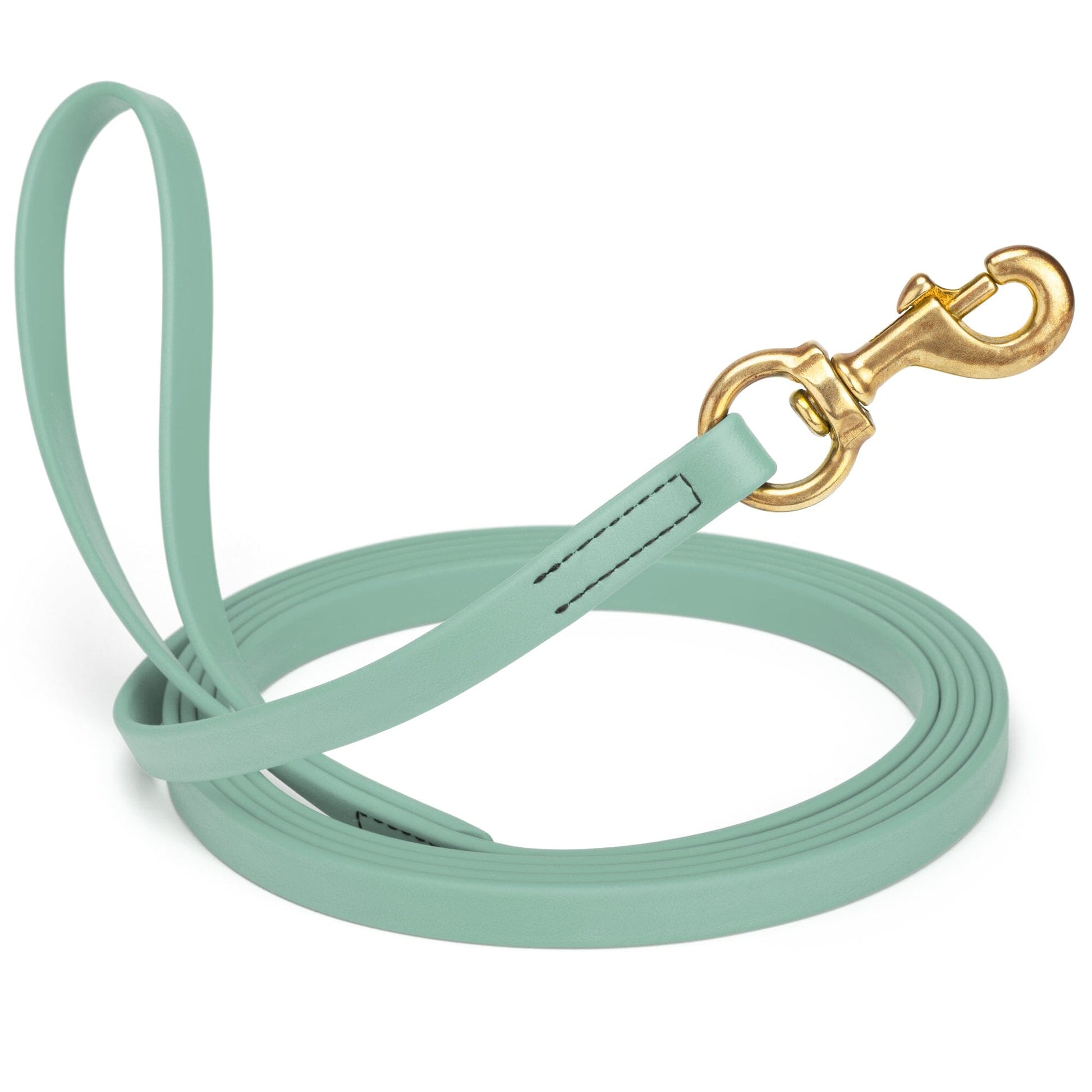Viper Biothane Long Line 10 ft Lead with Brass Hardware Sage Green 5 8" Dog Leashes Dogline