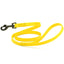 Biothane Waterproof Dog Leash, 4 ft Lemon Yellow 4' Dog Leashes Dogline
