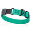 Sprenger BioThane Waterproof Dog Collar with Stainless Steel ClicLock Quick Release Buckle Teal Black Buckle Dog Collars Dogline