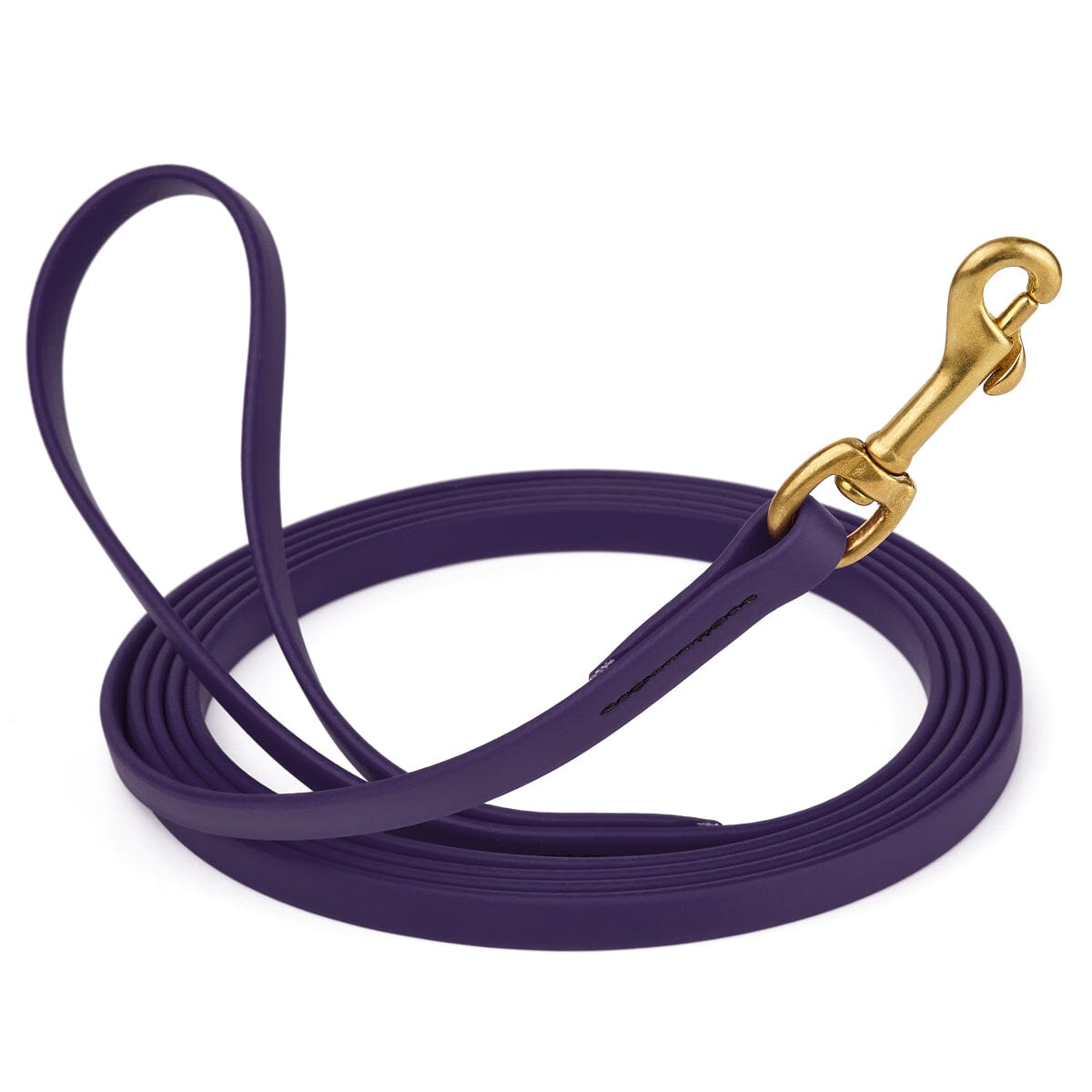 Viper Biothane Long Line 15 ft Lead with Brass Hardware Violet Purple 1 2" Dog Leashes Dogline