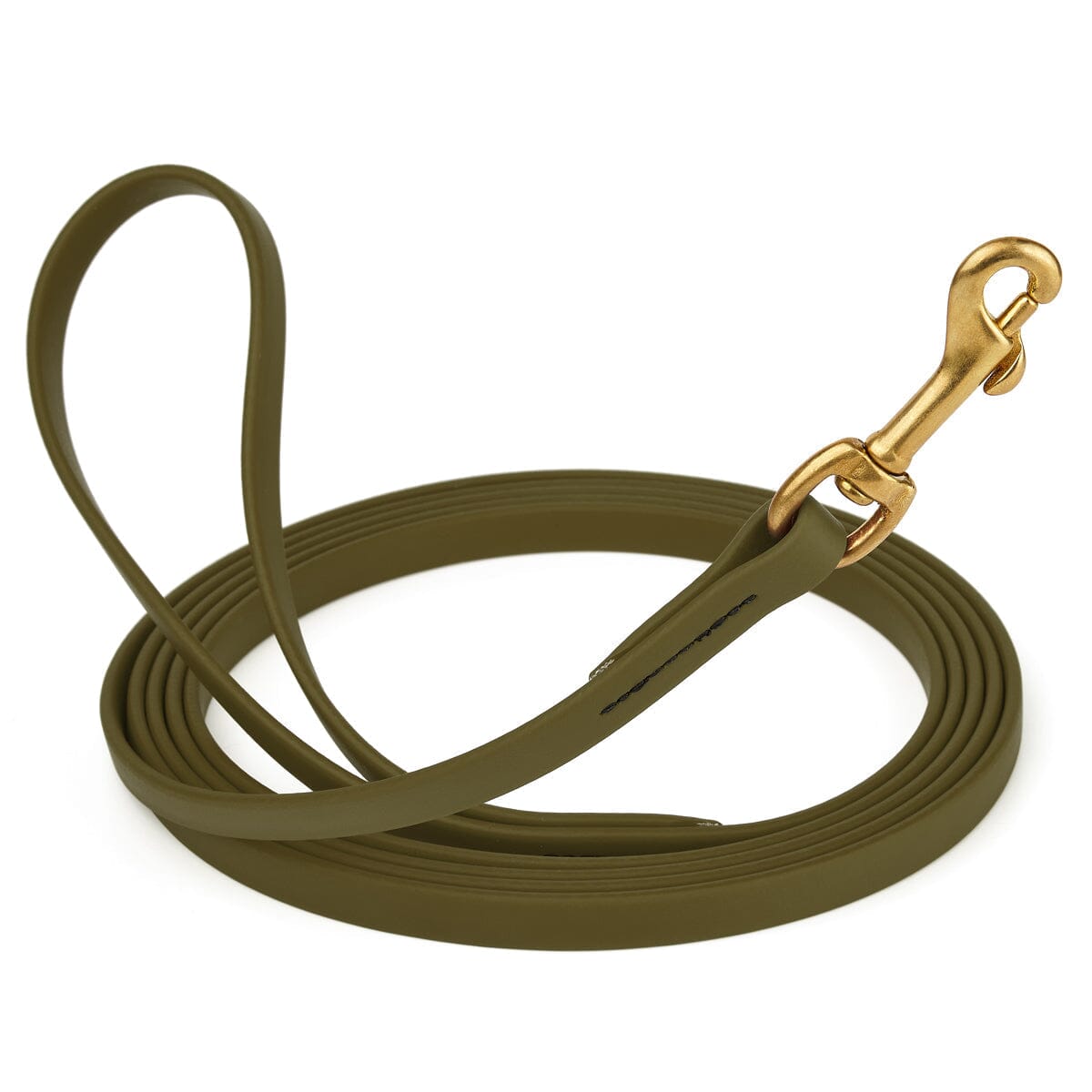 Biothane Working Dog Lead 10ft - Long Line Collection Olive Drab Green 1 2" Leashes, Biothane Dog Leads Dogline