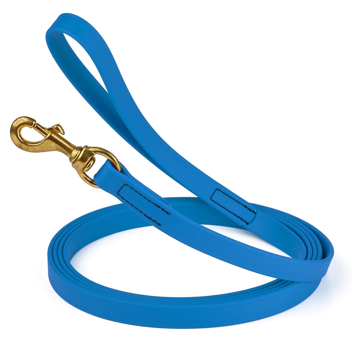 Viper Biothane Long Line 33 ft Lead with Brass Hardware Cerulean Blue 3 4" Dog Leashes Dogline