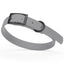 Dogline Biothane Waterproof Dog Collar with Black Hardware - Size S (12 to 15 inches) Battleship Gray Dog Collars Dogline