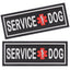 Dogline 3D Rubber Removable Patches for Dog Harness and Vest Service Dog Dog Patches Dogline