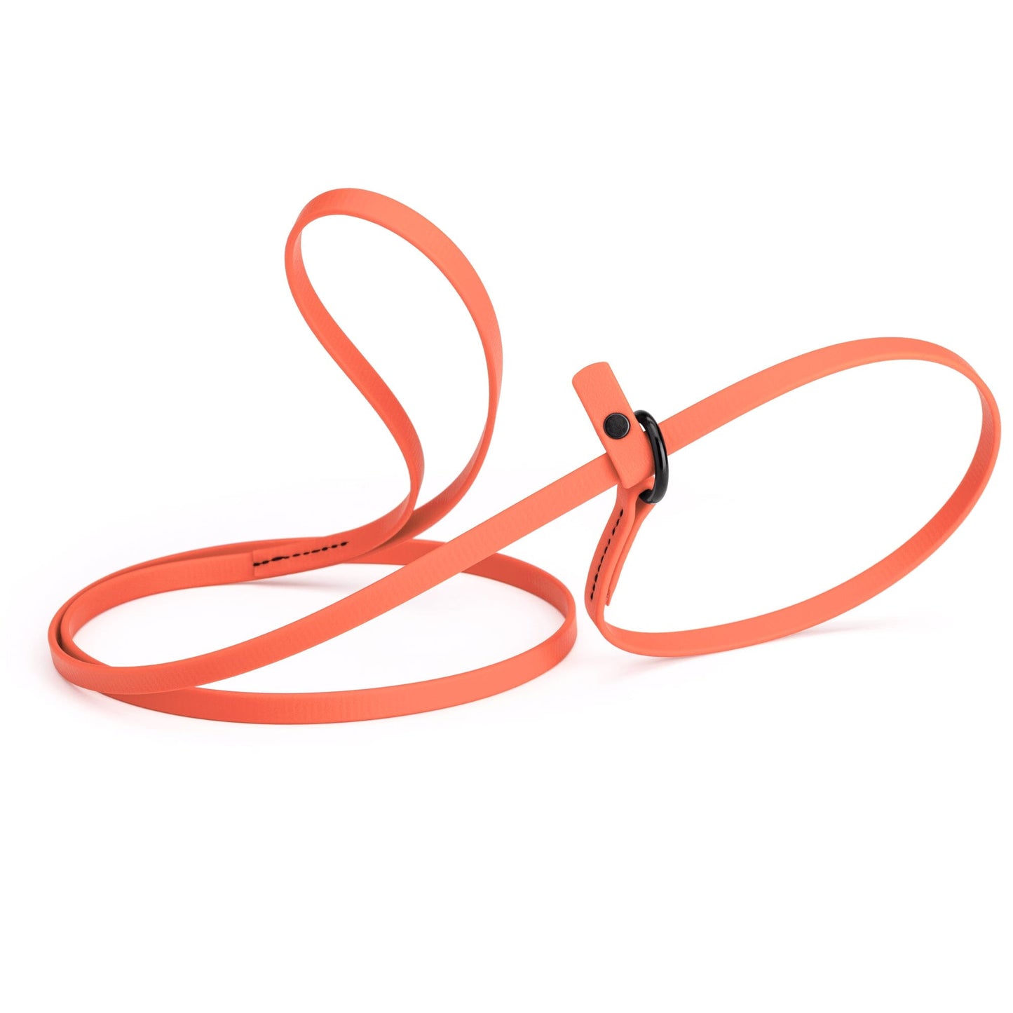 Biothane Slip Lead for Dogs, 5FT and 7FT Coral 5' 3 8" Dog Leashes Dogline
