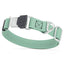 Sprenger BioThane Waterproof Dog Collar with Stainless Steel ClicLock Quick Release Buckle Sage Green Silver Buckle Dog Collars Dogline