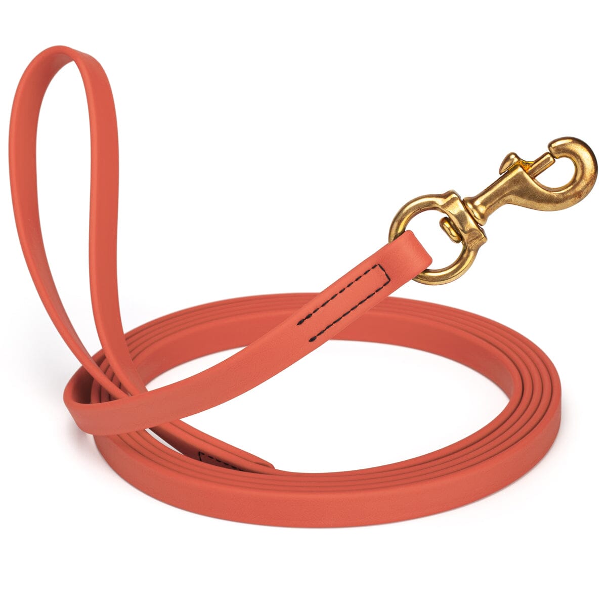 Viper Biothane Long Line 20 ft Lead with Brass Hardware Coral 5 8" Dog Leashes Dogline