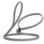 Biothane Slip Lead for Dogs, 5FT and 7FT Battleship Gray 7' 1 2" Dog Leashes Dogline
