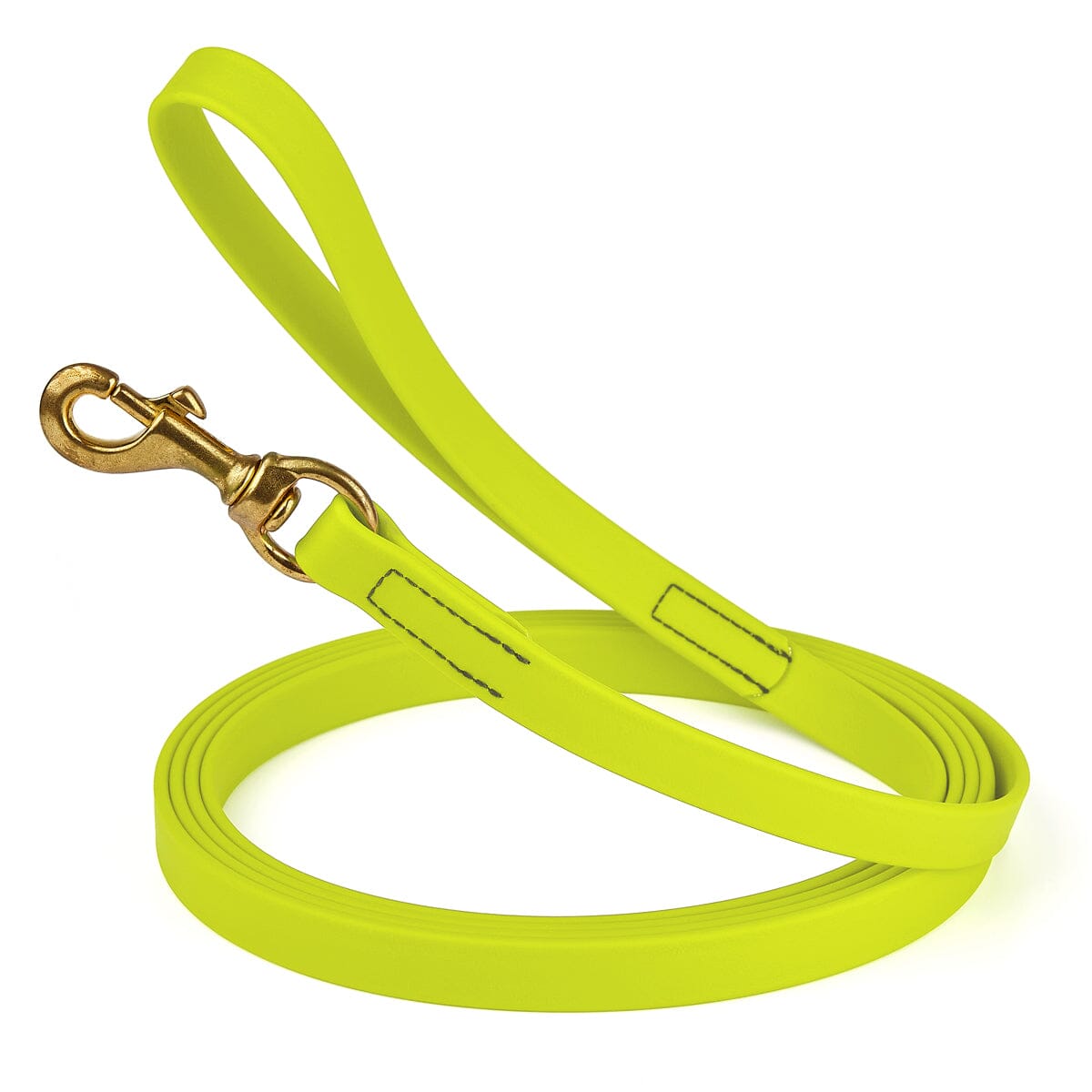 Viper Biothane Long Line 10 ft Lead with Brass Hardware Safety Yellow 3 4" Dog Leashes Dogline