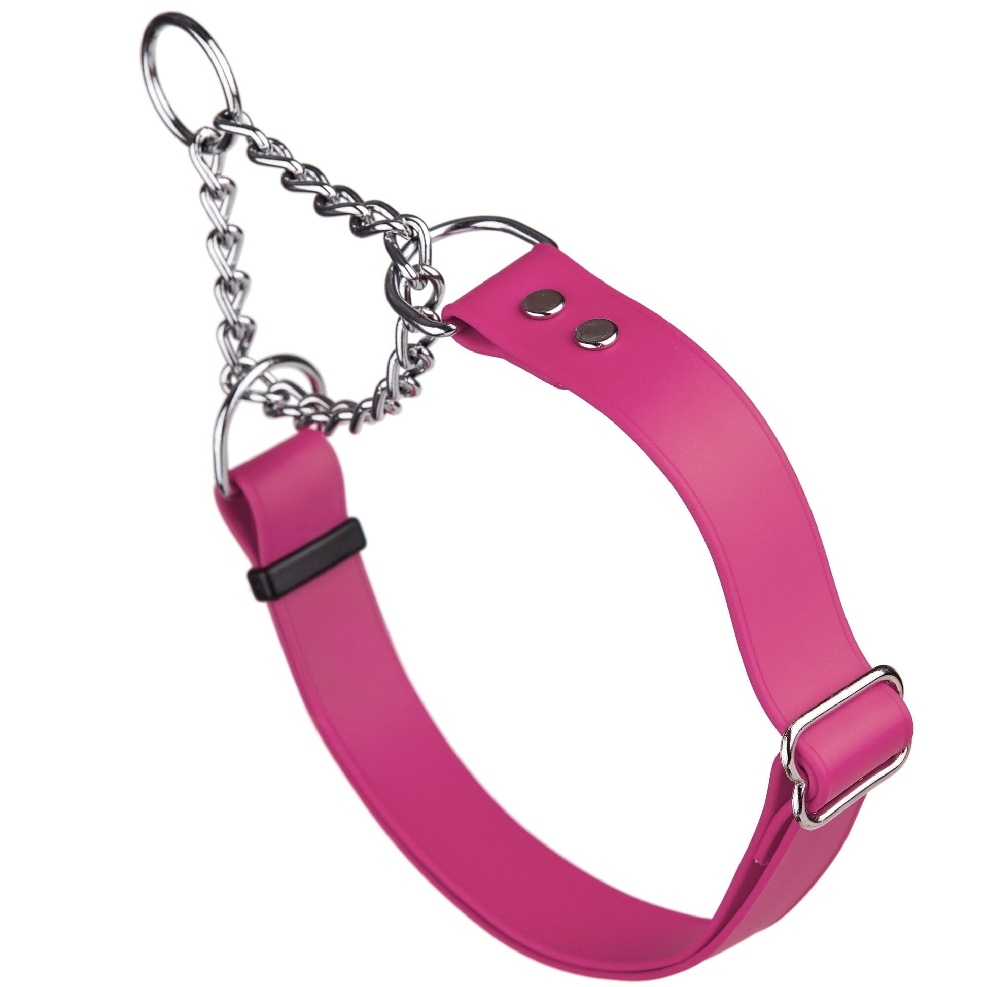 Biothane Adjustable Martingale Collar for Dogs Passionfruit Pink Dog Collars Dogline